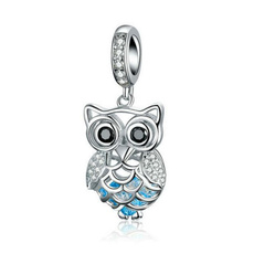 Charm Bracelet, Owl, Jewelry, Pandora Beads
