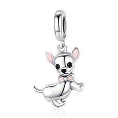 Charm Bracelet, cute, Dogs, レディースファッション
