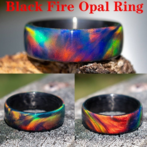 Fire opal sale band