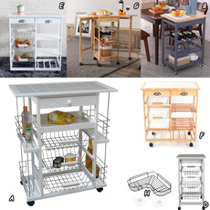 kitchentrolley, Coffee, kitchencart, Storage
