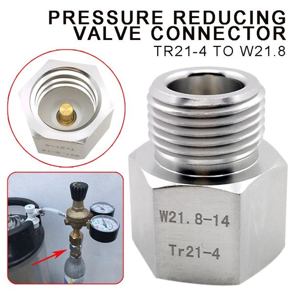 TR214 to W21.8 Sodastream CO2 Regulator Carbonator Cartridge Cylinder