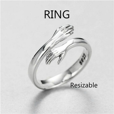Sterling, open925ring, Love, lover gifts