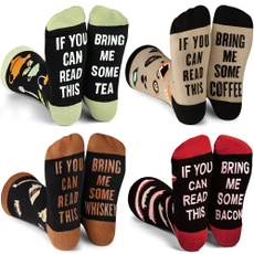 Funny, Coffee, Cotton Socks, Gifts