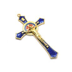 golden, Jewelry, Cross Pendant, Ornament