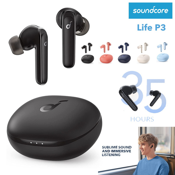 Soundcore by Anker Life P3 Noise Cancelling Earbuds, Thumping Bass