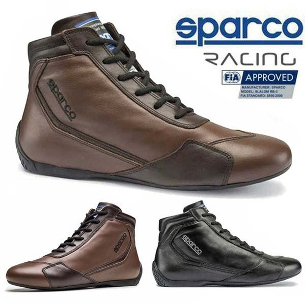 Sparco Flame Retardant Kart Motorcycle Riding Boots Street Moto Racing