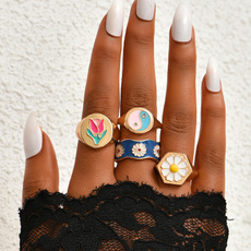 Fashion, ringsset, Jewelry, gold