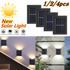 solarwalllamp, Garden, stair, Waterproof