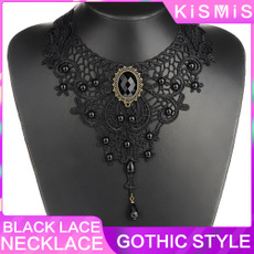 Goth, Fashion, gemstonenecklace, Jewelry