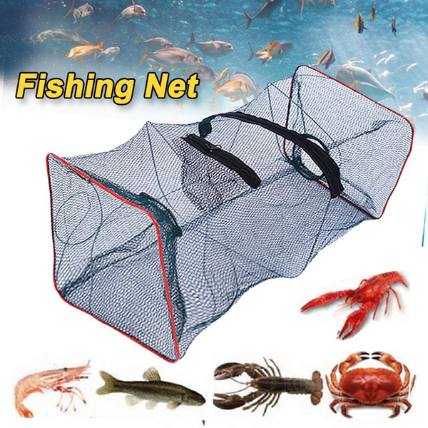 Cage Baits Foldable Bait Cast Crawdad Trap Foldable Fishing Nets