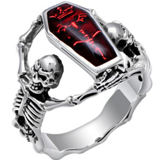 ringsformen, punk style, Jewelry, skull