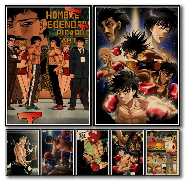  Hajime no Ippo Anime Art Poster Tin Sign for Wall Decorative  Metal Signs Living Room,Office, College Dorm, Children's Room, Games Room,  Coffee Shop，Library, Classroom, Gym, or Office 8x12 Inch: Posters 