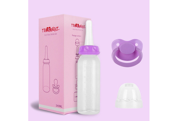 ABDL Adult Baby Bottle Large Size Pacifier Ageplay Silicone Nipple