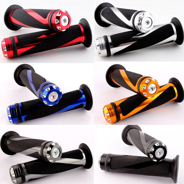 Manopole Manubrio Moto In Alluminio Con Gel &ndash; 7/8 Universali Per Sportive E Naked &ndash; HM2016MOTOR