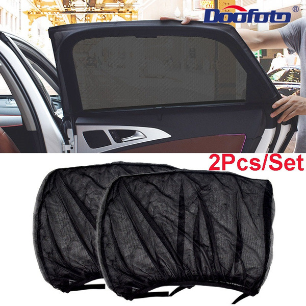 2Pcs/set Car Window Shade Car Sun Shade for Baby Car Side Rear Sun Shade  Curtain with UV Rays Protection