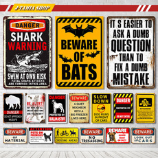 Shark, cautionsign, warningsign, Home Decor