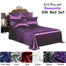 beddingkingsize, silk, Bed Sheets, Bedding