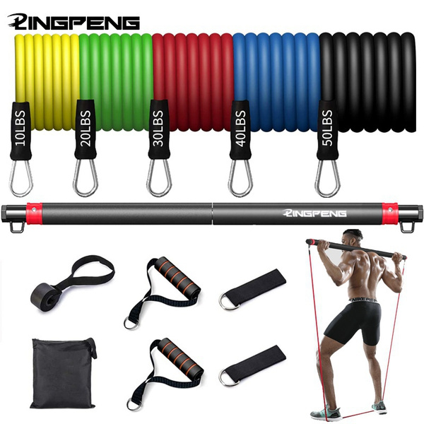 Fitness Resistance Rubber Band Yoga Elastic Band Upgrade Training Bar