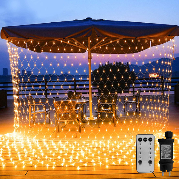 Led Fishing Net Lights 3*2 Meters Outdoor Park Lawn Christmas
