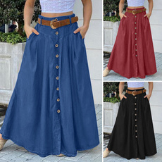plussizeskirt, long skirt, dressesforwomen, Waist