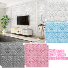 3dbrickwallpaper, wallpapersticker, Waterproof, Home & Living