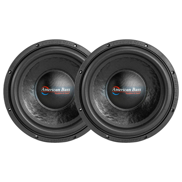 American Bass Dx 124 12 Inch Single 4 Ohm 800 Watt Subwoofer Speaker 2 Pack Wish 4409