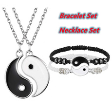 Chain Necklace, 珠寶, pulserasparapareja, 手環
