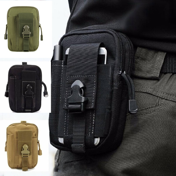 Men's Casual Mini Shoulder Bag, Multifunctional Mobile Phone Bag