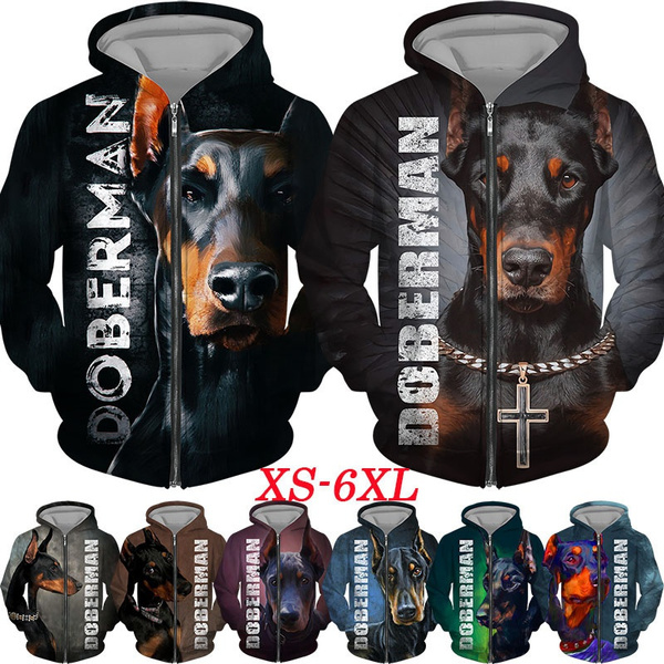 Doberman store dog hoodie