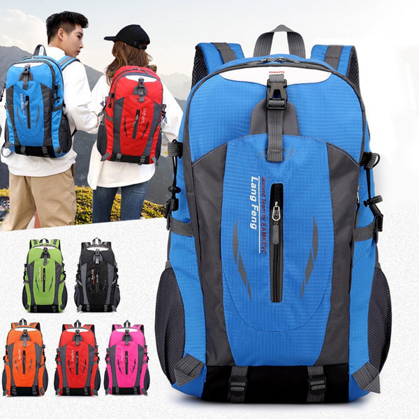 40L Waterproof Camping Hiking Backpack Outdoor Travel Large Rucksack Bag 