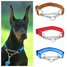 Adjustable, Dog Collar, Chain, Pets