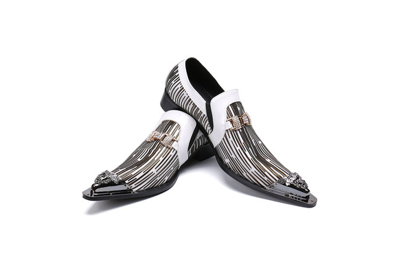 knee length dresses for ladies Mason Gold Metal Tip Dress Shoes main image 1