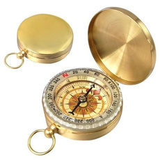classicpocketwatchcompasscase, Brass, outdoorcampingaccessorie, camping