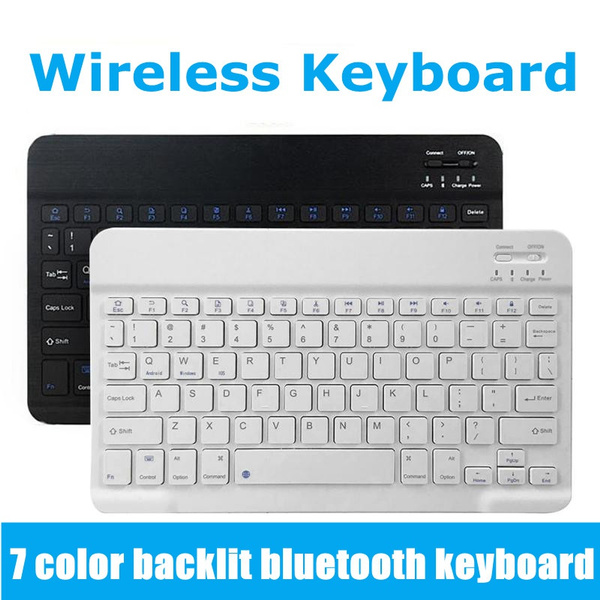 Rechargeable Wireless Keyboard Desktop Portable Keyboard for Computer Phone Tabl 