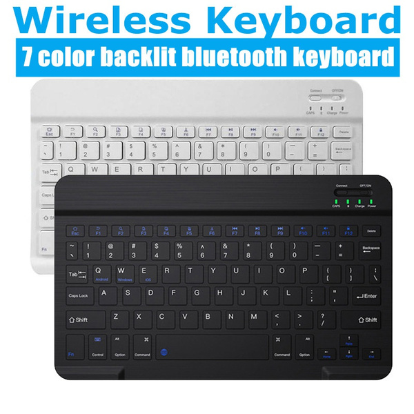 10/7 inch Mini Wireless Keyboard Bluetooth Keyboard for Tablet PC iPad iPhone Samsung Huawei