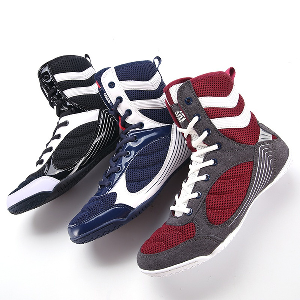 New Professional Boxing Shoes Men High Quality Breathable Wrestling