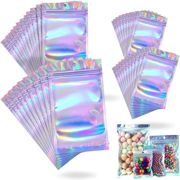 ziplock holographic bolsa