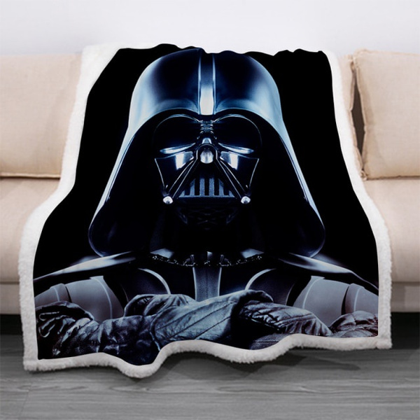 Star Wars 1977 store Darth Vader Lovers Fleece Blanket 50x60