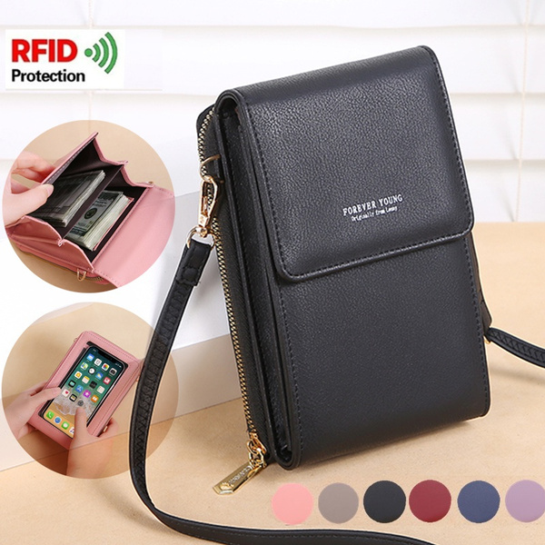 Touchable Leather Change Bag CrossBody Purse Wallet Mobile Phone Shoulder Bag  UK | eBay