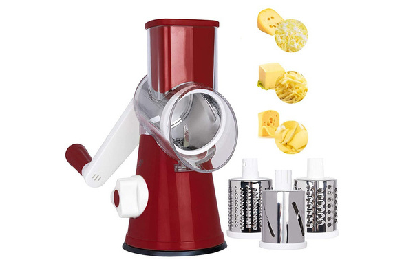 Rotary drum grater