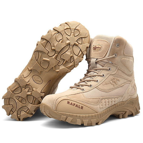 Men's Tactical Boots Lightweight Combat Boots Military Work Boots Desert  Boots
