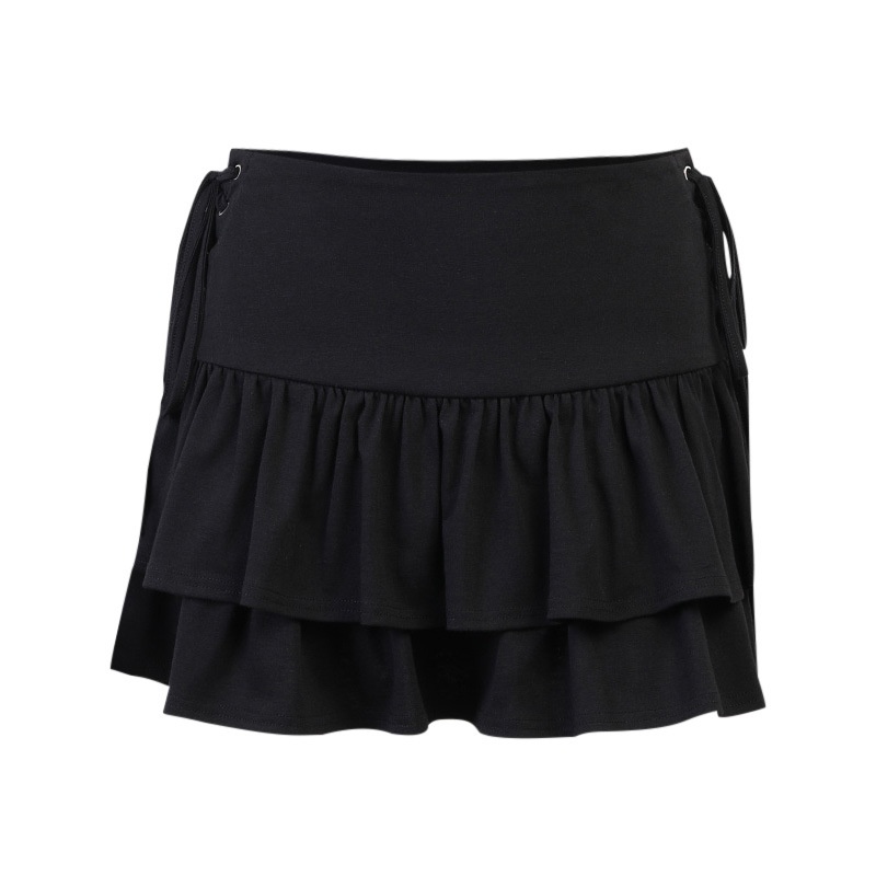 Ladies Ruffle Frill Mini Layered Skirt Short Pleated Punk