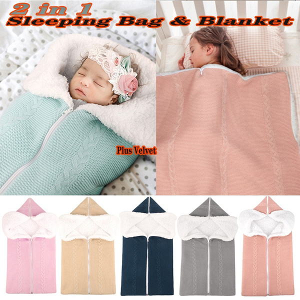 Newborn Child Baby Winter Soft Outdoor Travel Large Blanket Sleeping Bag ## 