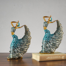 peacock, statuesfigure, Office, Ornament