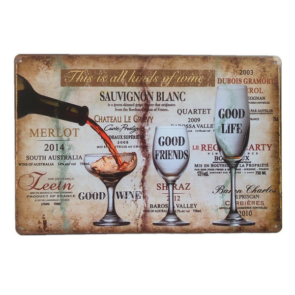 Cartel Metálico Retro De Cerveza Para Bar, Cocina O Salón - Letrero Vintage De Lata De 30x20 Cm - Regalo Original Para Hombre