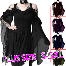 Goth, Fashion, solidcolordre, Medieval