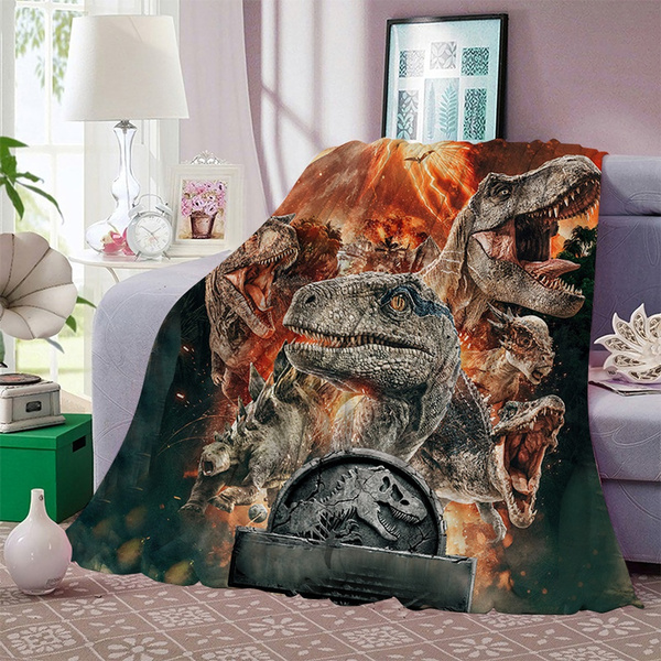 Jurassic park throw online blanket