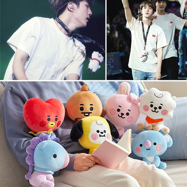 bts with stuffed animals