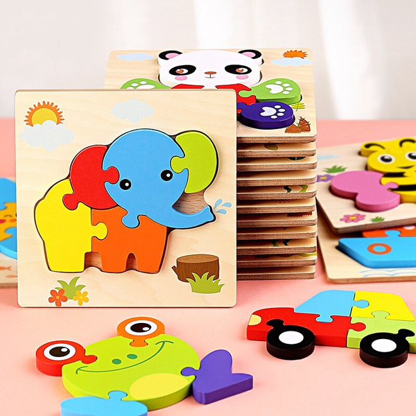 Wooden Baby Toys 3d Puzzle Tangent Ways To Learn Cartoons Animal Wooden Baby Toys 3d Puzzle Tangent Ways To Learn Cartoons Animal