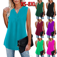 Summer, Plus size top, Pleated, womens top